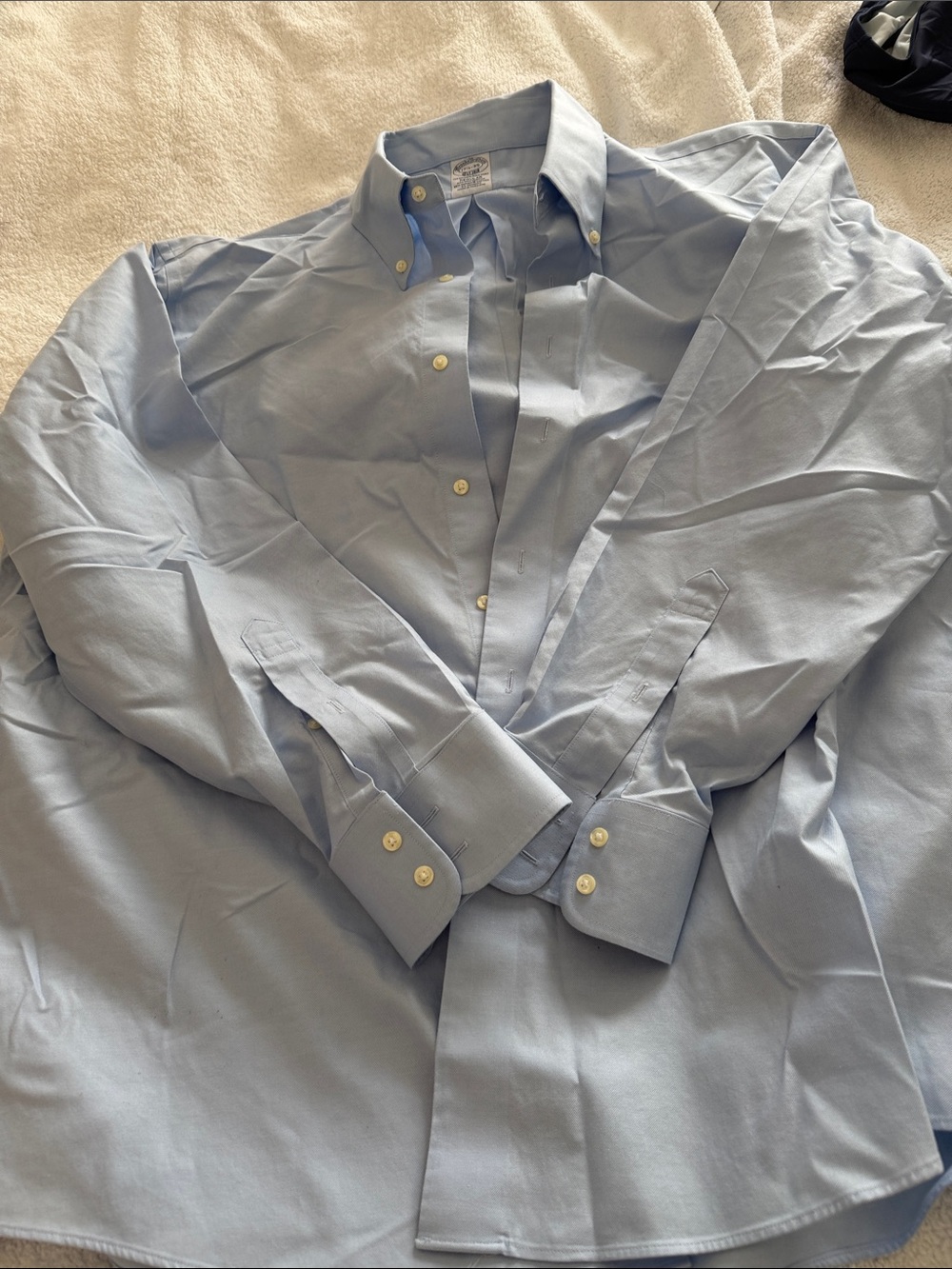 Brooks Brothers Light Blue Button-Down Oxford Shirt